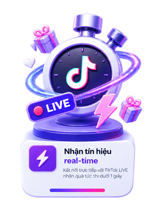 Nhận tín hiệu real-time